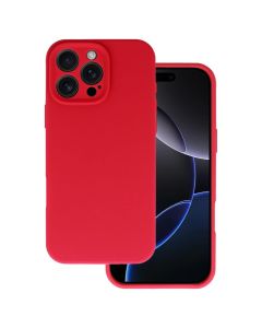 Silicone Lite Soft Touch Case Θήκη Σιλικόνης Raspberry (iPhone 16 Pro Max) - MT84159