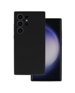 Silicone Lite Soft Touch Case Θήκη Σιλικόνης Black (Samsung Galaxy S23 Ultra)