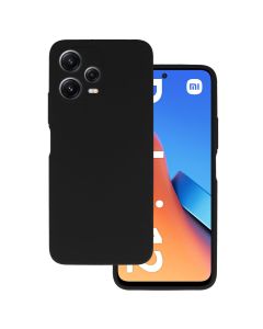 Silicone Lite Soft Touch Case Θήκη Σιλικόνης Black (Xiaomi Redmi Note 12 Pro 5G)