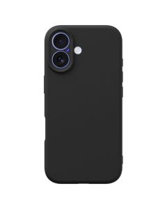 Silicone Lite Soft Touch Case Θήκη Σιλικόνης Black (iPhone 17)