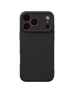 Silicone Lite Soft Touch Case Θήκη Σιλικόνης Black (iPhone 17 Pro Max) - MT79788