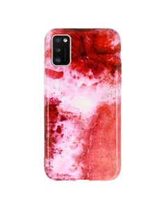 Marble Silicone Case Design 5 Θήκη Σιλικόνης Red / Pink (Samsung Galaxy A41)