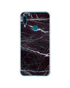 Silicone Marble Case No14 Θήκη Σιλικόνης Black / White (Huawei Y9 2019)