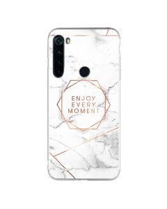 Silicone Marble Case No16 Θήκη Σιλικόνης White / Gold (Xiaomi Redmi Note 8T)