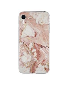 Silicone Marble Case No6 Θήκη Σιλικόνης White / Brown (iPhone XR)