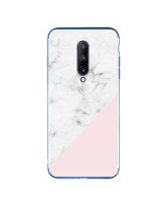 Silicone Marble Case No9 Θήκη Σιλικόνης White / Pink (OnePlus 7 Pro)