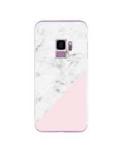 Silicone Marble Case No9 Θήκη Σιλικόνης White / Pink (Samsung Galaxy S9)