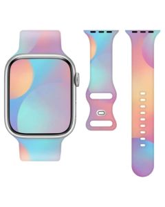 Universal 22mm Silicone Smartwatch Strap Band - Λουράκι Σιλικόνης - Rainbow - MT83051