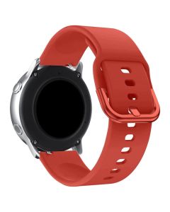 Universal TYS 20mm Silicone Replacement Smartwatch Band - Λουράκι Σιλικόνης - Red