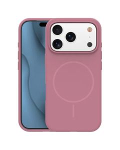 Silicone Thin Mag Case Θήκη Σιλικόνης Συμβατή με MagSafe - Rose (iPhone 16) - MT84294