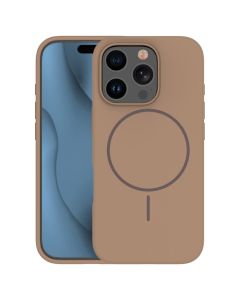 Silicone Thin Mag Case Θήκη Σιλικόνης Συμβατή με MagSafe - Brown (iPhone 16e / 17e) - MT78528