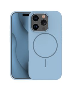 Silicone Thin Mag Case Θήκη Σιλικόνης Συμβατή με MagSafe - Light Blue (iPhone 16e)