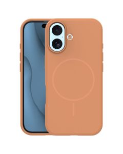 Silicone Thin Mag Case Θήκη Σιλικόνης Συμβατή με MagSafe - Caramel (iPhone 17 / 18) - MT84309