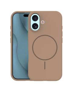 Silicone Thin Mag Case Θήκη Σιλικόνης Συμβατή με MagSafe - Brown (iPhone 17 / 18) - MT84308
