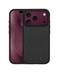 Silicone Thin Mag Case Θήκη Σιλικόνης Συμβατή με MagSafe - Black (iPhone 17 Pro / 18 Pro) - MT84533