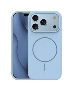 Silicone Thin Mag Case Θήκη Σιλικόνης Συμβατή με MagSafe - Light Blue (iPhone 17 Pro / 18 Pro) - MT84312
