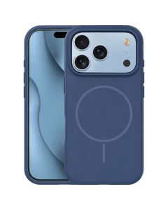 Silicone Thin Mag Case Θήκη Σιλικόνης Συμβατή με MagSafe - Dark Blue (iPhone 17 Pro Max / 18 Pro Max) - MT84315