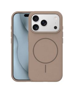 Silicone Thin Mag Case Θήκη Σιλικόνης Συμβατή με MagSafe - Brown (iPhone 17 Pro Max / 18 Pro Max) - MT84317