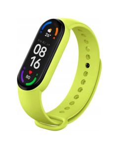 Silicone Wristband Strap Green - Λουράκι Σιλικόνης για Xiaomi Mi Band 5/6/7