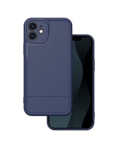 Simple Carbon Rugged Case Ανθεκτική Θήκη Blue (iPhone 12)