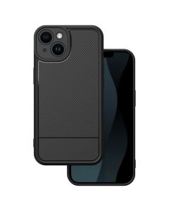 Simple Carbon Rugged Case Ανθεκτική Θήκη Black (iPhone 14)