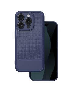 Simple Carbon Rugged Case Ανθεκτική Θήκη Blue (iPhone 15 Pro)