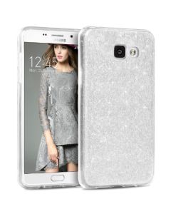 Forcell Glitter Shine Cover Hard Case Silver (Samsung Galaxy A3 2017)