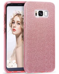 Forcell Glitter Shine Cover Hard Case Rose (Samsung Galaxy S8 Plus)