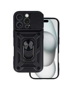 Camera Slide Hard Case Σκληρή Θήκη με Κάλυμμα Κάμερας - Black (iPhone 16 Pro)