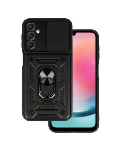 Camera Slide Hard Case Σκληρή Θήκη με Κάλυμμα Κάμερας - Black (Samsung Galaxy A24 4G)