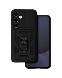Camera Slide Hard Case Σκληρή Θήκη με Κάλυμμα Κάμερας - Black (Samsung Galaxy S24 FE)