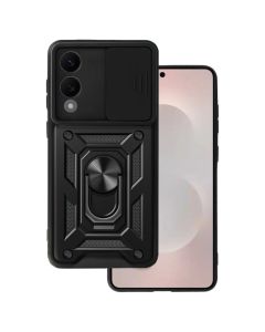 Camera Slide Hard Case Σκληρή Θήκη με Κάλυμμα Κάμερας - Black (Samsung Galaxy S25 Edge)