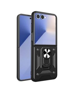 Camera Slide Hard Case Σκληρή Θήκη με Κάλυμμα Κάμερας - Black (Samsung Galaxy Z Flip7) - MT83686