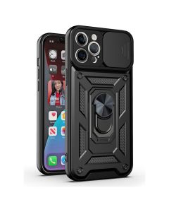 Camera Slide Hard Case Σκληρή Θήκη με Κάλυμμα Κάμερας - Black (Xiaomi Redmi 14C / Redmi A4 / Poco C75)