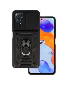 Camera Slide Hard Case Σκληρή Θήκη με Κάλυμμα Κάμερας - Black (Xiaomi Redmi Note 11 Pro 4G / 5G)