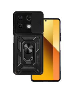 Camera Slide Hard Case Σκληρή Θήκη με Κάλυμμα Κάμερας - Black (Xiaomi Redmi Note 13 5G)