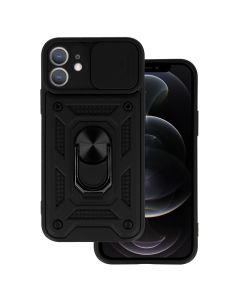 Camera Slide Hard Case Σκληρή Θήκη με Κάλυμμα Κάμερας - Black (iPhone 12)