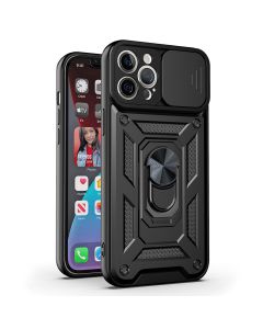 Camera Slide Hard Case Σκληρή Θήκη με Κάλυμμα Κάμερας - Black (iPhone 14 Pro)