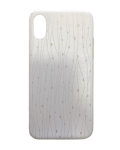 Slim Fit Gel Case Clear Curves Θήκη Σιλικόνης Λευκό (iPhone X / Xs)
