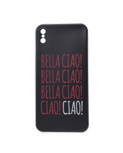 Slim Fit Gel Case La Casa De Papel Θήκη Σιλικόνης Bella Ciao Black (iPhone Xs Max)