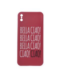 Slim Fit Gel Case La Casa De Papel Θήκη Σιλικόνης Bella Ciao Red (iPhone Xs Max)