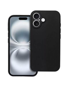 Silicone Lite Soft Touch Case Θήκη Σιλικόνης Black (iPhone 16) - MT82612