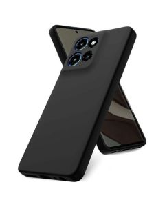 Silicone Lite Soft Touch Case Θήκη Σιλικόνης Black (Motorola Moto G86 Power 5G) - MT82634