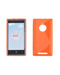 S Line Θήκη Σιλικόνης Πορτοκαλί OEM (Nokia Lumia 830)