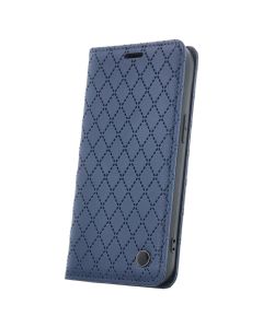 Smart Caro Wallet Case Θήκη Πορτοφόλι με δυνατότητα Stand Navy Blue (Xiaomi Redmi A3 4G)