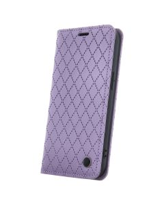 Smart Caro Wallet Case Θήκη Πορτοφόλι με δυνατότητα Stand Purple (Xiaomi Redmi A3 4G)