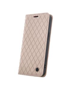 Smart Caro Wallet Case Θήκη Πορτοφόλι με δυνατότητα Stand Beige (Xiaomi Redmi Note 14 5G)