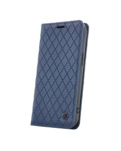 Smart Caro Wallet Case Θήκη Πορτοφόλι με δυνατότητα Stand Navy Blue (Samsung Galaxy A34 5G)