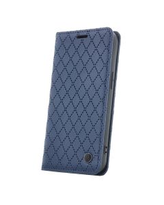 Smart Caro Wallet Case Θήκη Πορτοφόλι με δυνατότητα Stand Navy Blue (Xiaomi Redmi Note 12 4G)