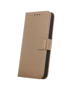 Smart Classic Wallet Case Θήκη Πορτοφόλι με δυνατότητα Stand Gold (iPhone 16 Pro)